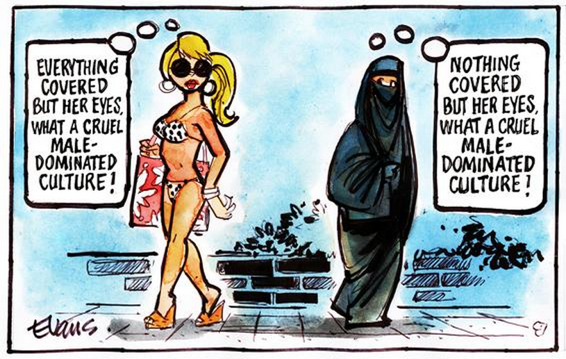 Burka a bikini