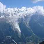 Pohľad na Mt Blanc