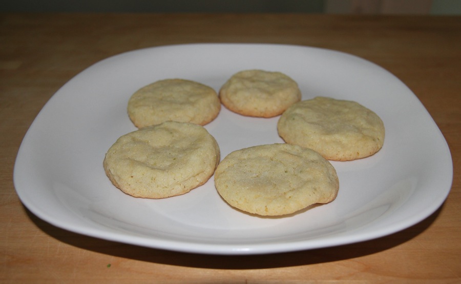 Upečené limetkovo-kokosové cookies