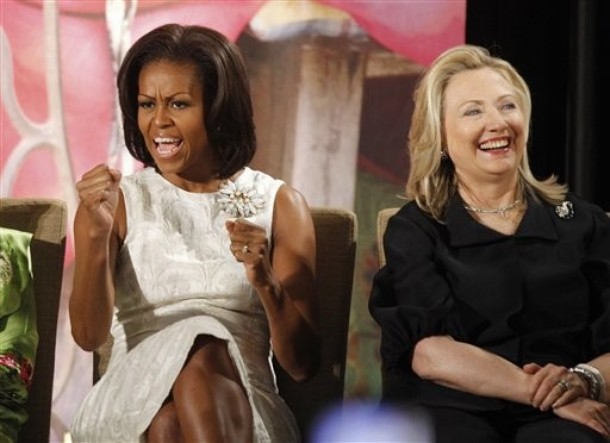 Hillary Rodham Clinton, Michelle Obama