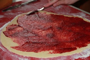 Natieranie lekvárom